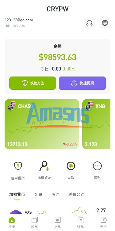 多语言ST7交易所系统/外汇/虚拟币/跟单/K线控制