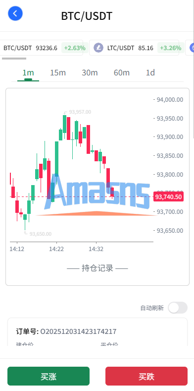 多语言虚拟币微盘/海外微交易/秒合约/时间盘