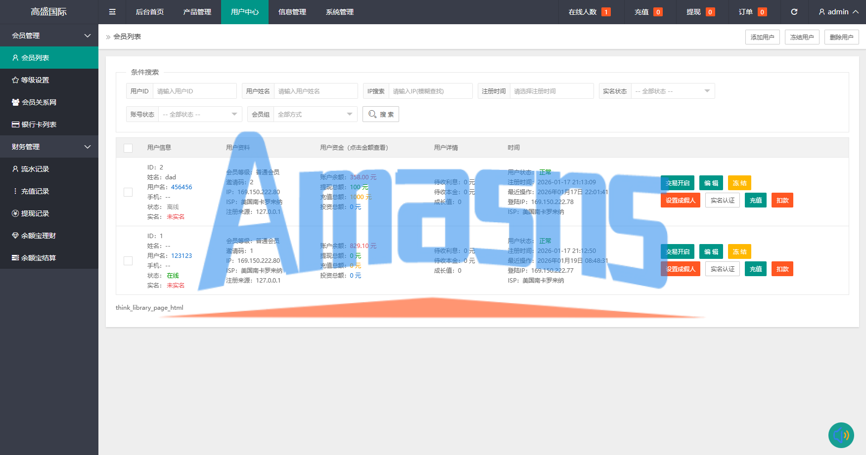 海外虚拟币微盘系统/信用分/实名认证/多语言微交易
