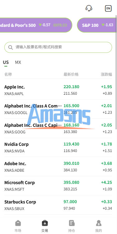 多语言海外股票系统/大宗交易/新股认购/产品理财