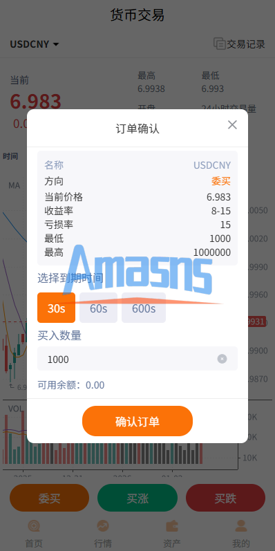 多语言外汇微交易/时间盘交易/委买微盘系统