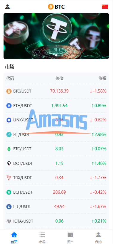 多语言秒合约交易/虚拟币微交易时间盘/实名认证/在线客服