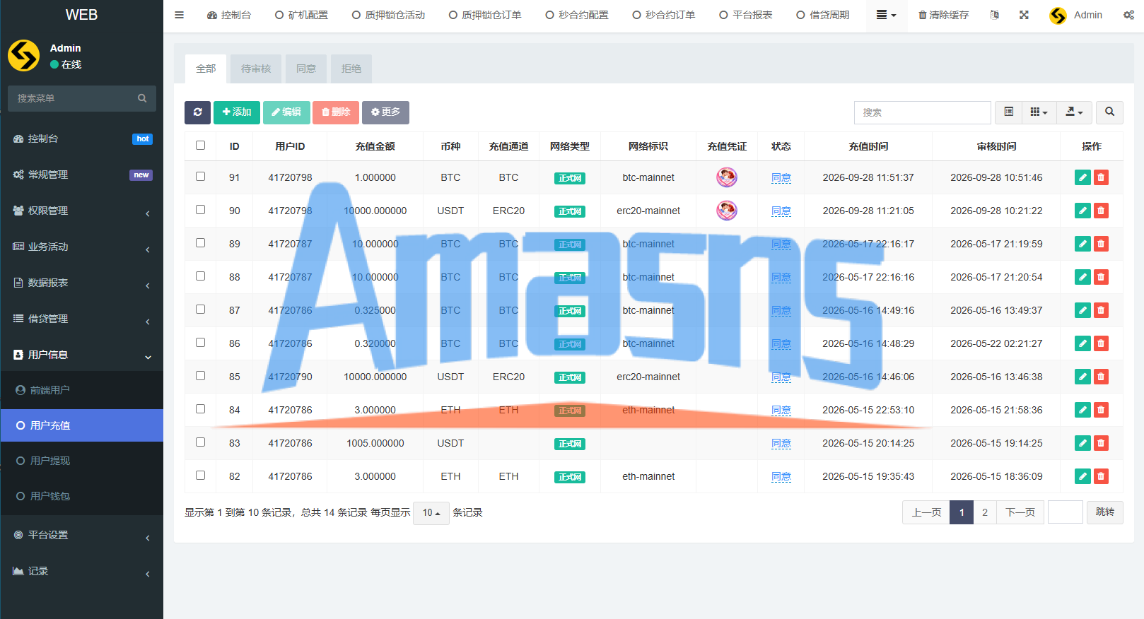多语言DAPP交易所/秒合约交易/质押/贷款
