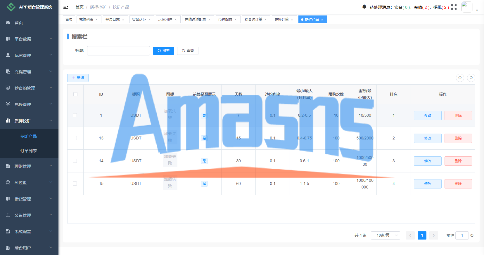 海外DAPP秒合约交易所/Crypto交易所/理财/质押/贷款