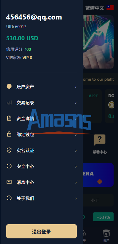 多语言微交易/虚拟币/贵金属/外汇/JAVA微盘/信用分