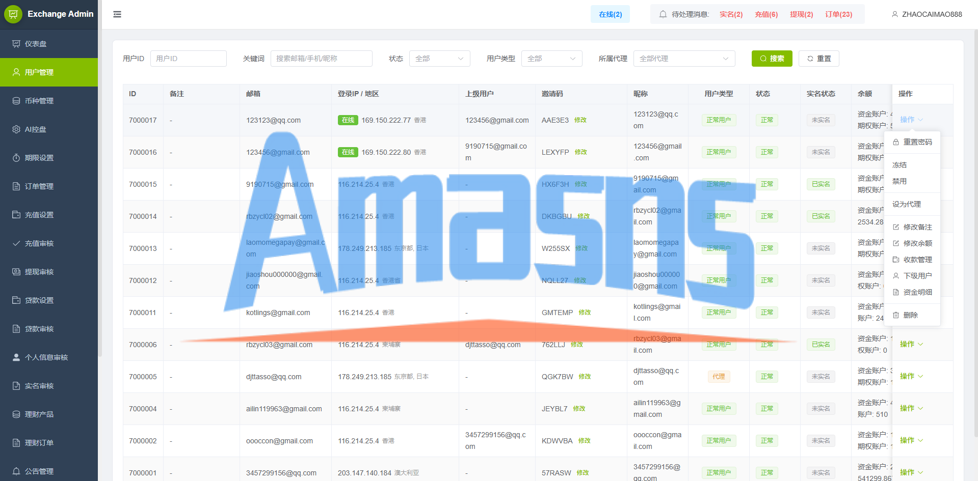 多语言PC/H5版st7交易所/美股/外汇/理财/贷款/K线控制