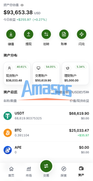 多语言综合交易所/DAPP合约交易/模拟账户/量化/借贷