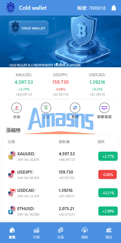 海外DAPP交易所/虚拟币/指数/外汇/理财/贷款