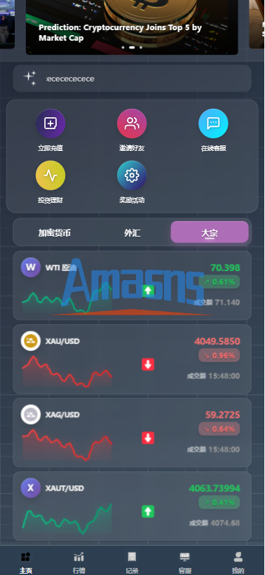 海外综合微盘系统/虚拟币/外汇/贵金属/实名认证/余额宝/信用分