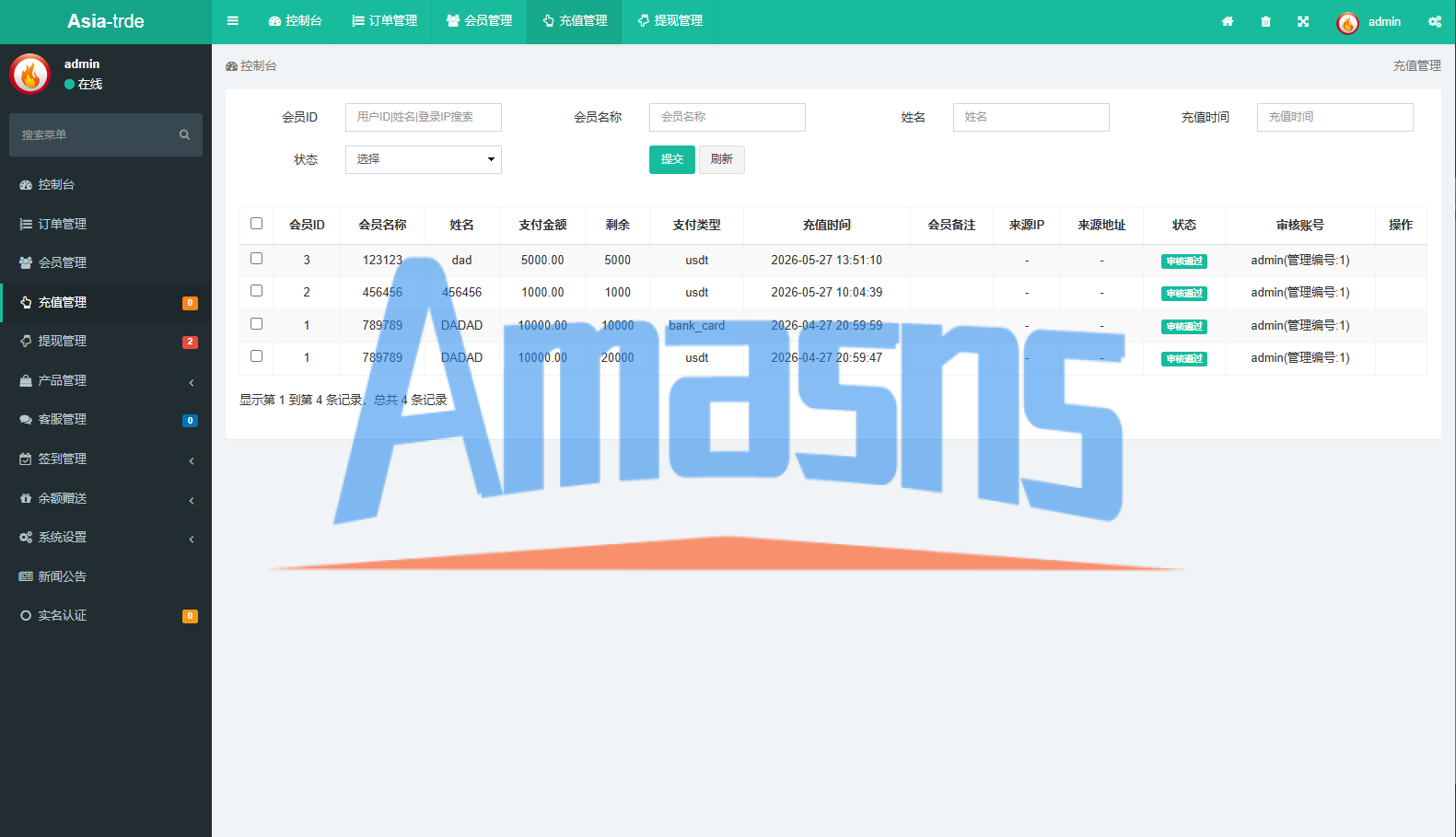 海外秒合约微交易系统/贵金属/外汇/签到/在线客服/微盘系统
