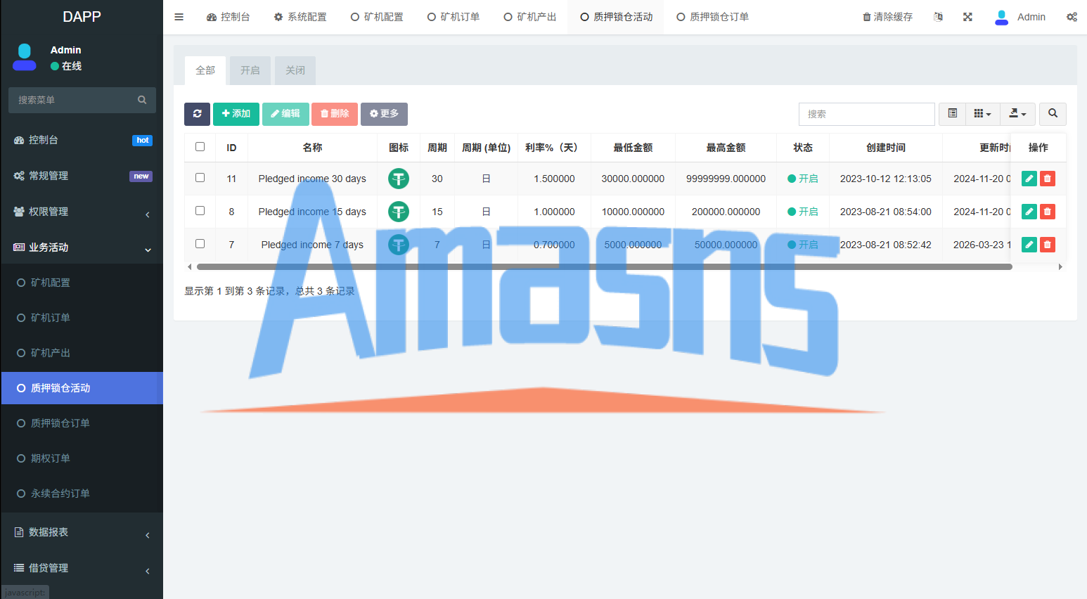 多语言DAPP交易所/虚拟币/股票/外汇/借贷/质押/信用分