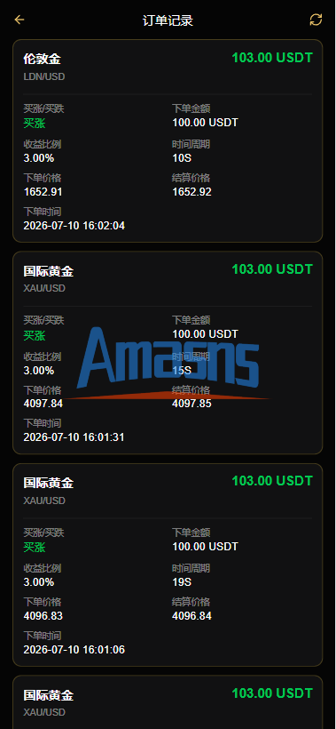 PHP版海外高端黄金交易源码/微盘微交易/黄金投资交易